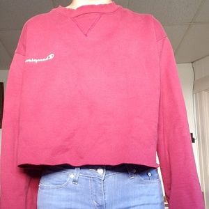 Cropped Champion Crewneck